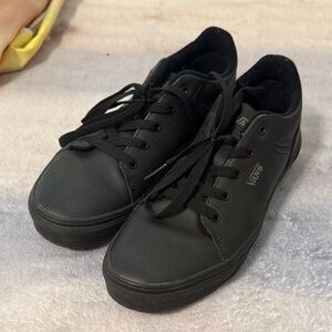 Vans Youth All Black Sneakers